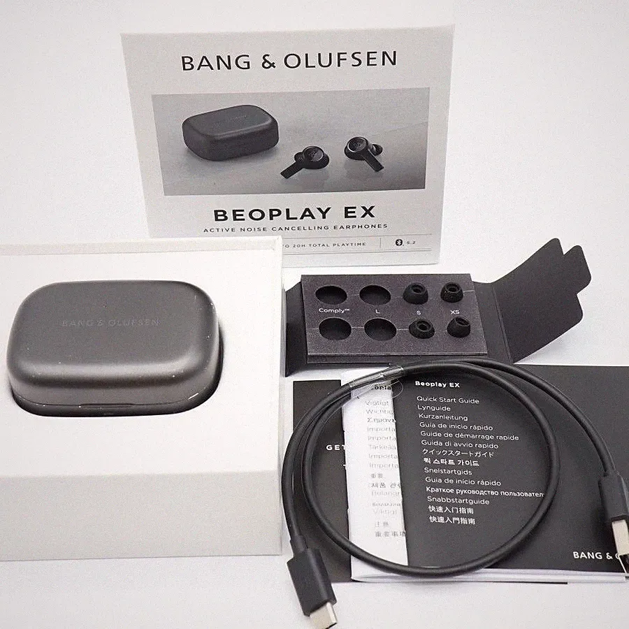 Bang & Olufsen Beoplay EX Schwarz Anthrazit True Wireless Ohrhörer ANC Bluetooth