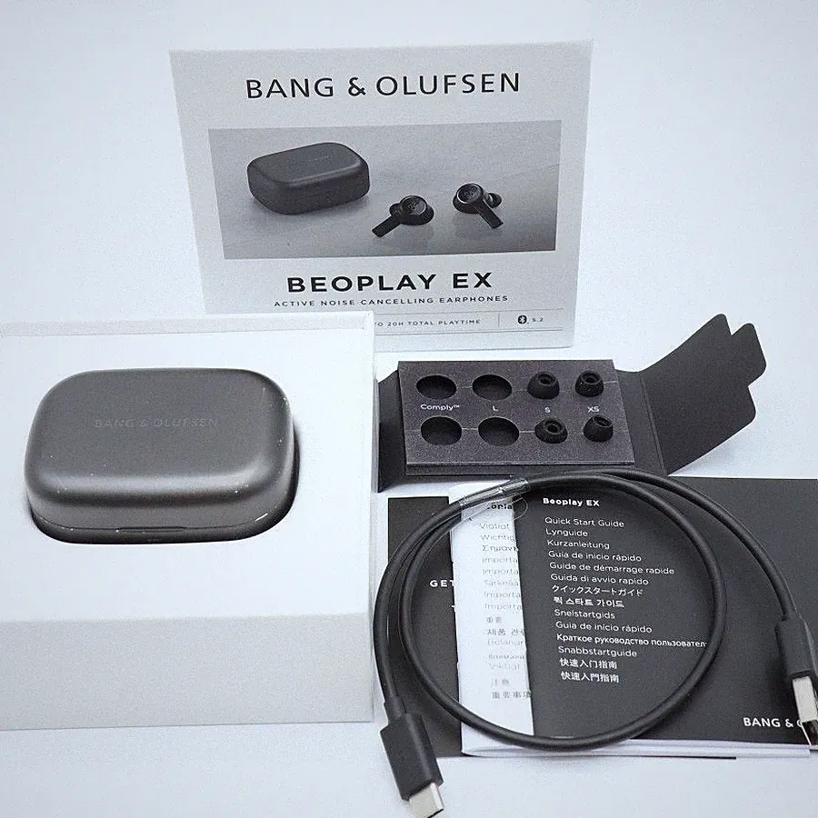 Bang & Olufsen Beoplay EX True Wireless Bluetooth ANC Ohrhörer Schwarz mit Box
