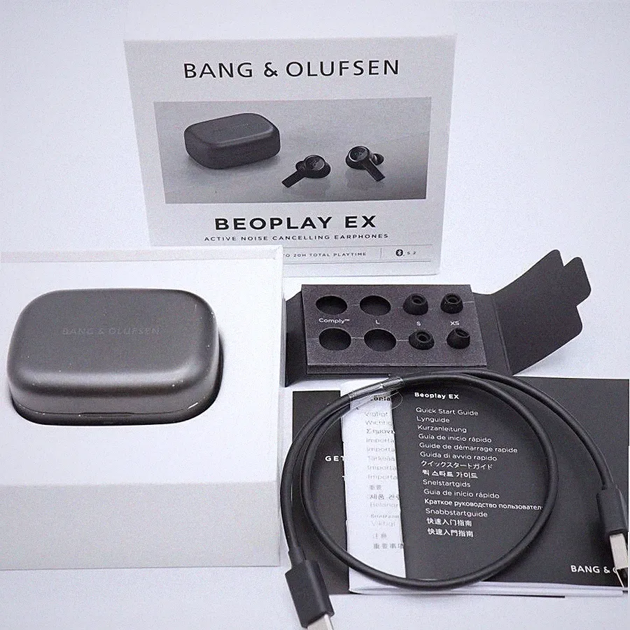 Bang & Olufsen Beoplay EX True Wireless Bluetooth ANC Ohrhörer Schwarz mit Box