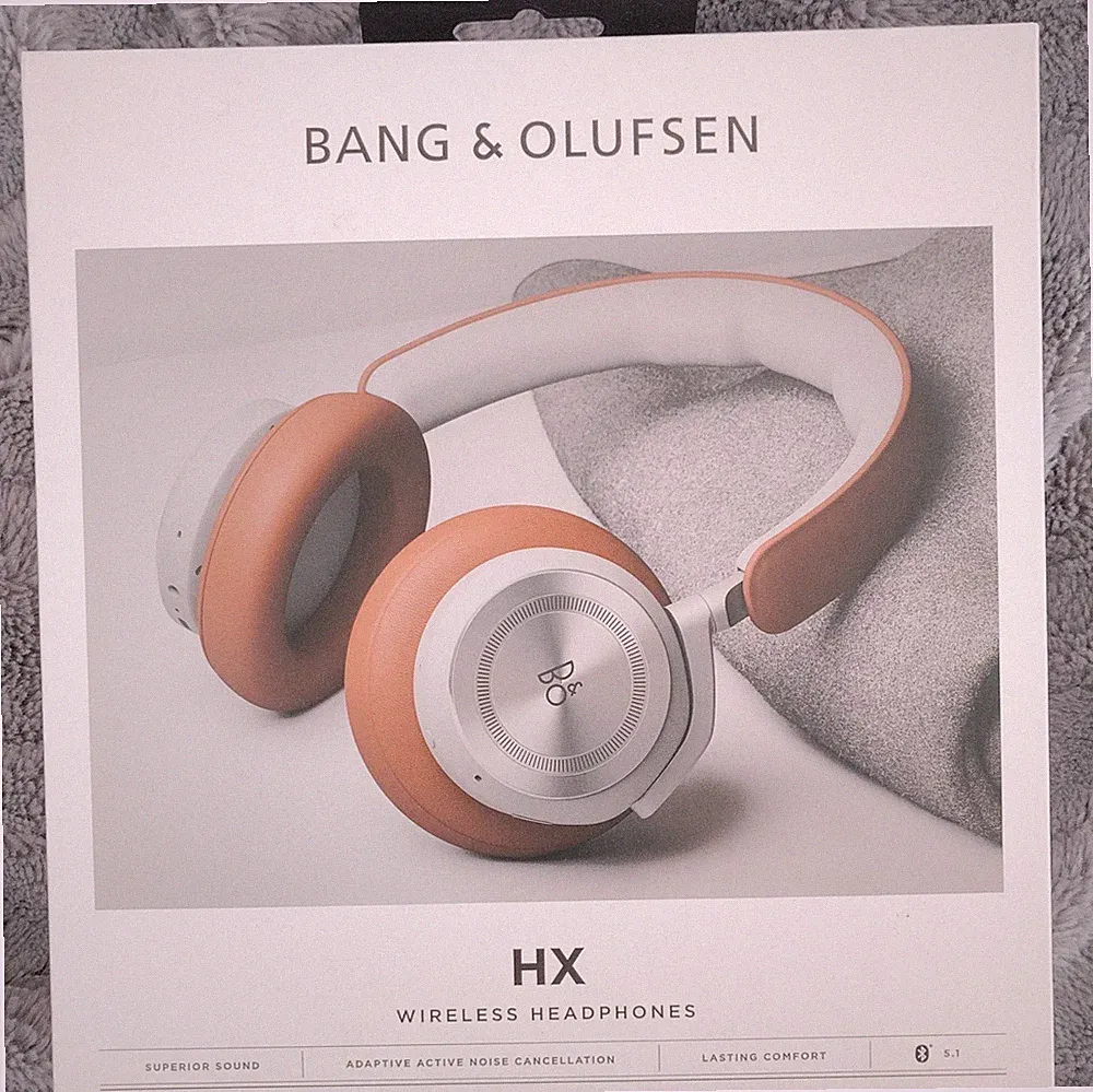Bang & Olufsen BeoPlay HX Over-Ear Bluetooth Kopfhörer Orange/Silber mit Etui