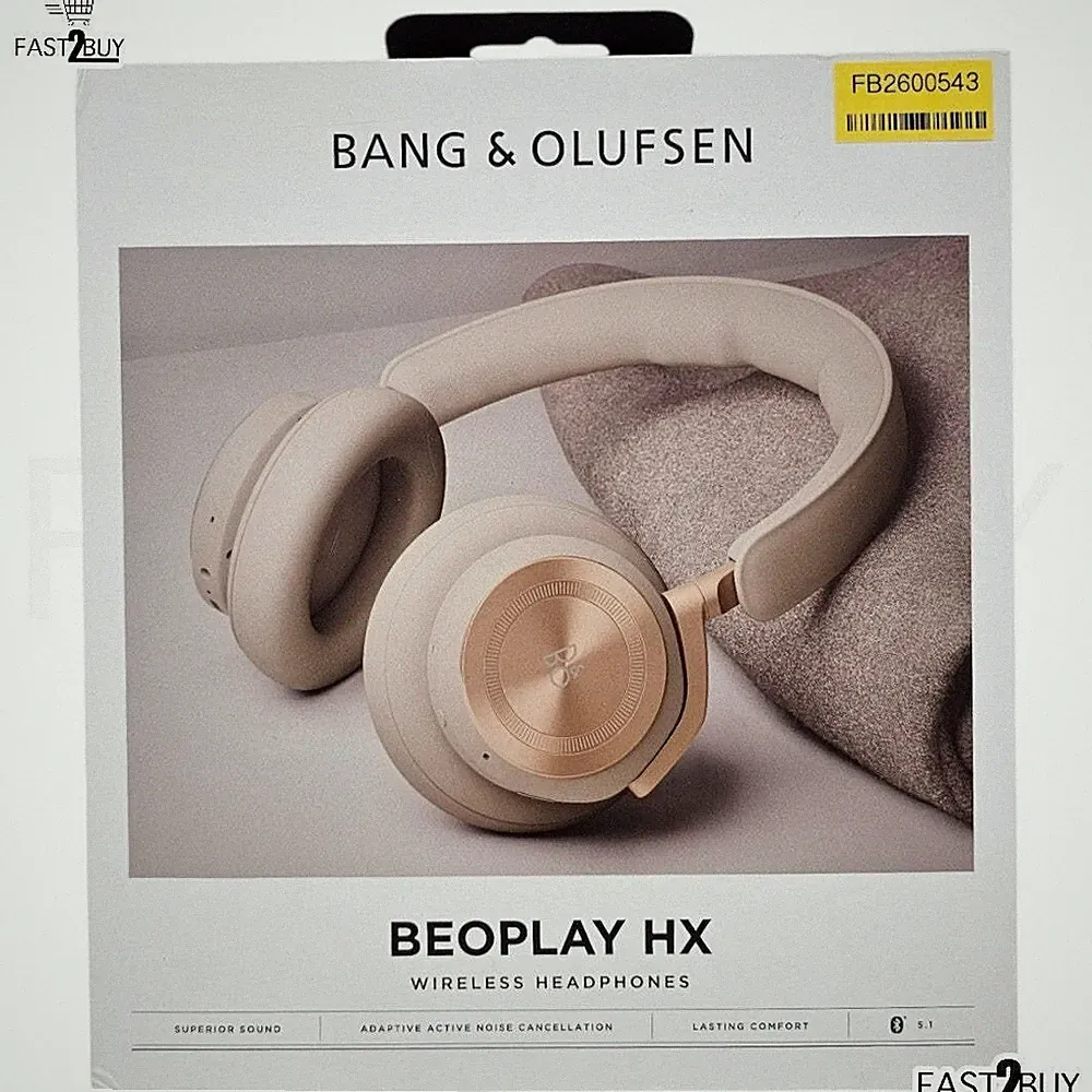 Bang & Olufsen Beoplay HX Wireless Kopfhörer Gold Over-Ear Noise Cancelling