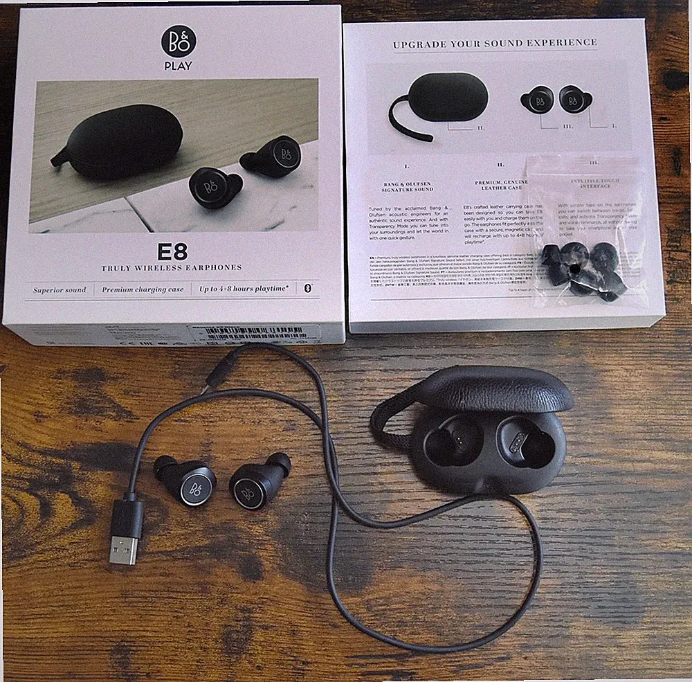 Bang und Olufsen, BEOPLAY E8 Black, in-ear-Kopfhörer, TOP ZUSTAND