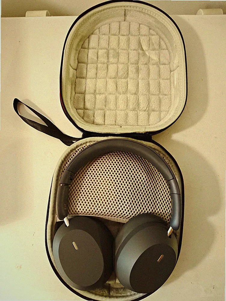 BASEUS Bass 35 Max Over-Ear Bluetooth Kopfhörer mit Hardcase Schwarz/Grau