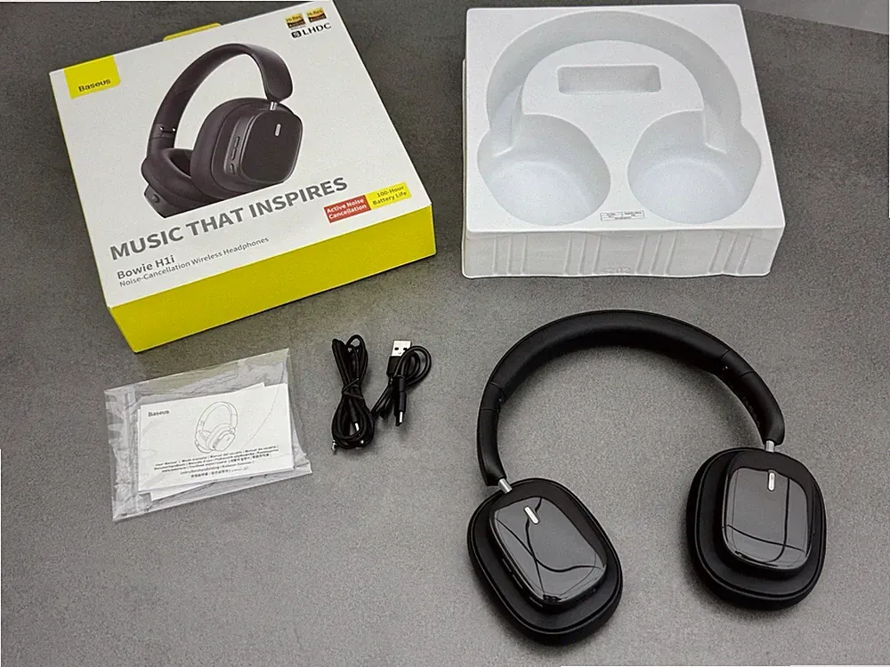 Baseus Bowie H1i Aktive Noise Cancelling ANC Over-Ear Bluetooth Kopfhörer