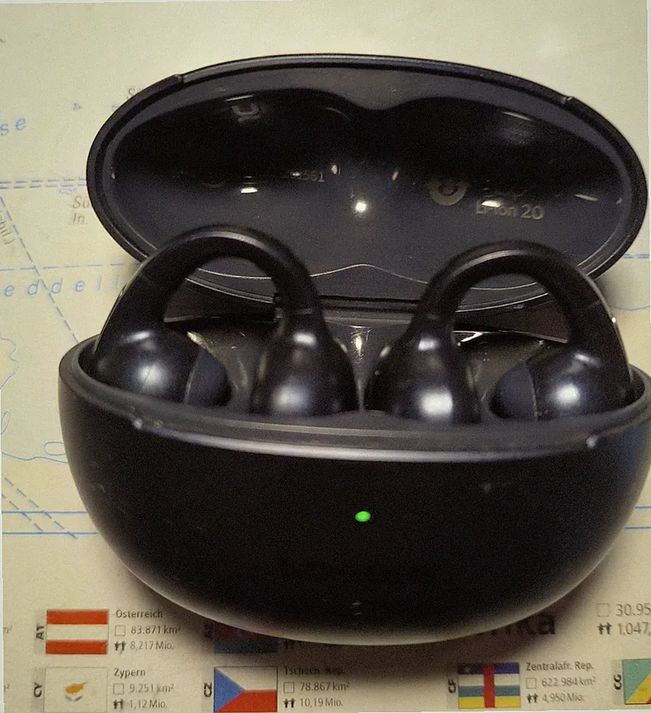 Baseus Bowie MC1 True Wireless In-Ear-Kopfhörer Bluetooth Schwarz mit Ladecase