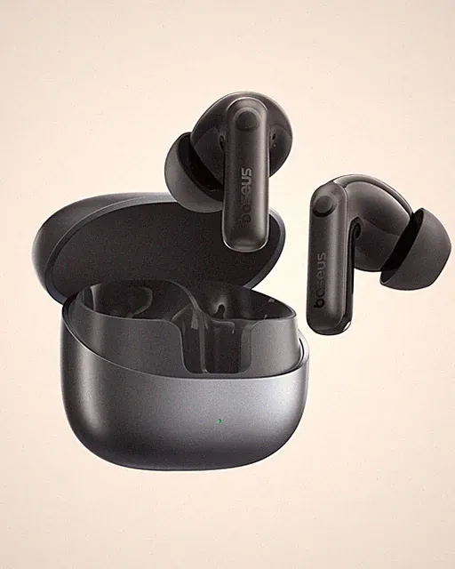 Baseus BP1 Pro Noise Cancelling Earbuds 6 Mic Clear Calls IP55 55h Spielzeit