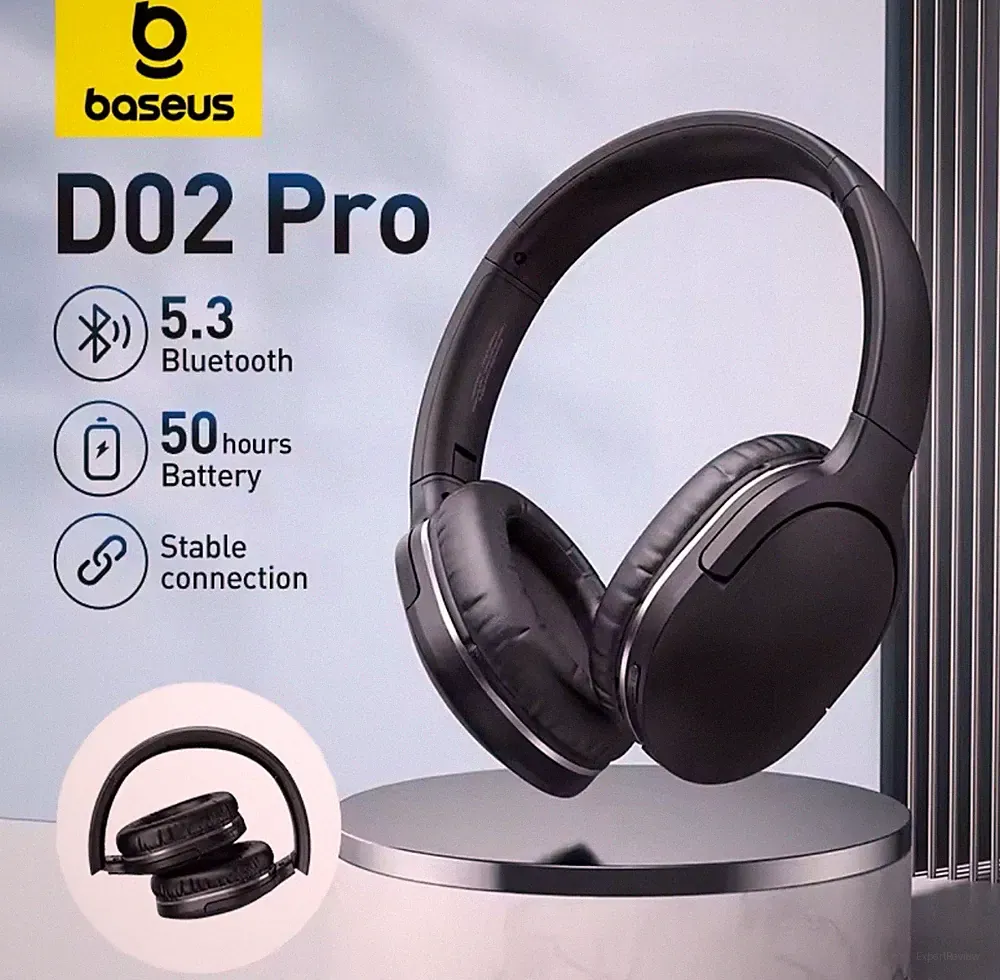 Baseus D02 Pro Wireless Noise Cancelling Bass Gaming Kopfhörer 50h Akku