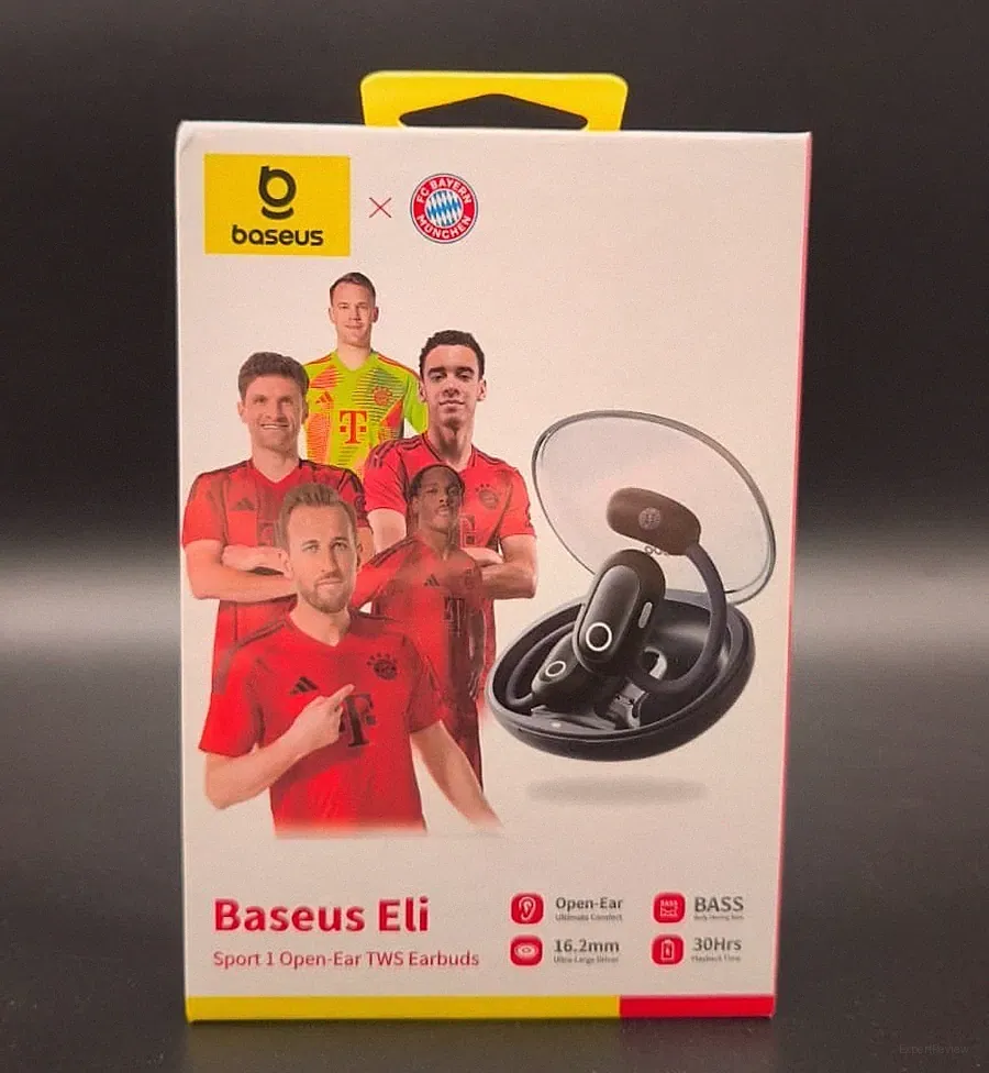 Baseus Eli Sport 1 Open-Ear-Kopfhörer FC Bayern München Bluetooth Mikrofon