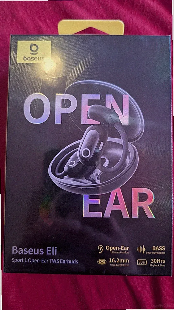 Baseus Eli Sport 1 Open-Ear TWS Earbuds Schwarz Kopfhörer