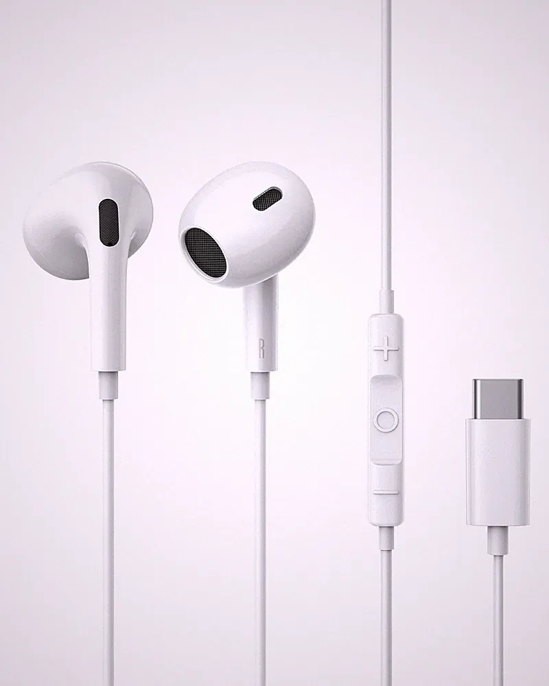 BASEUS Encok CZ17 In-Ear Kopfhörer 1,1m USB-C, Weiß