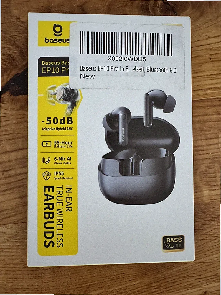 Baseus EP10 Pro in Ear Bluetooth 6.0 Kopfhörer - kabellose ANC Ohrhörer-NEU/OVP