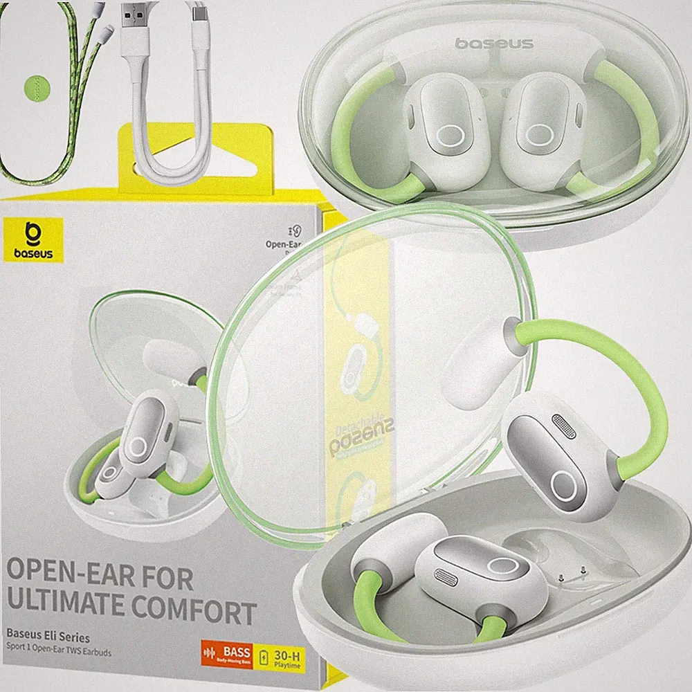 Baseus In-Ear Bluetooth 5.3 Kopfhörer Kabellose True Wireless OWS Grün
