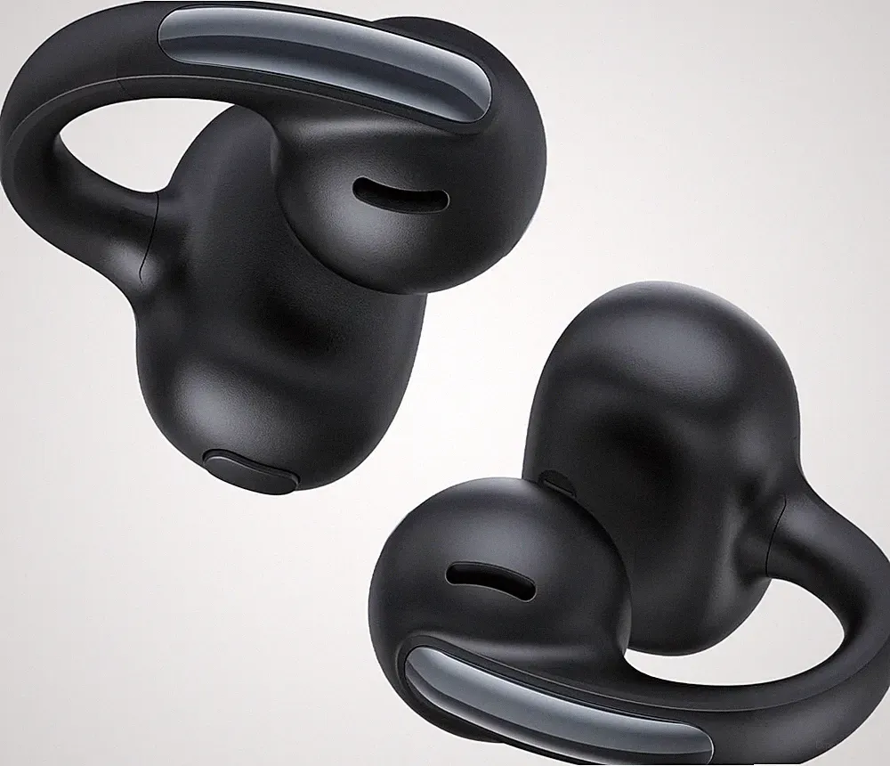 Baseus Open-Ear Ohrclip Kopfhörer Bluetooth 6.0 IP67 40h Akku Schwarz.