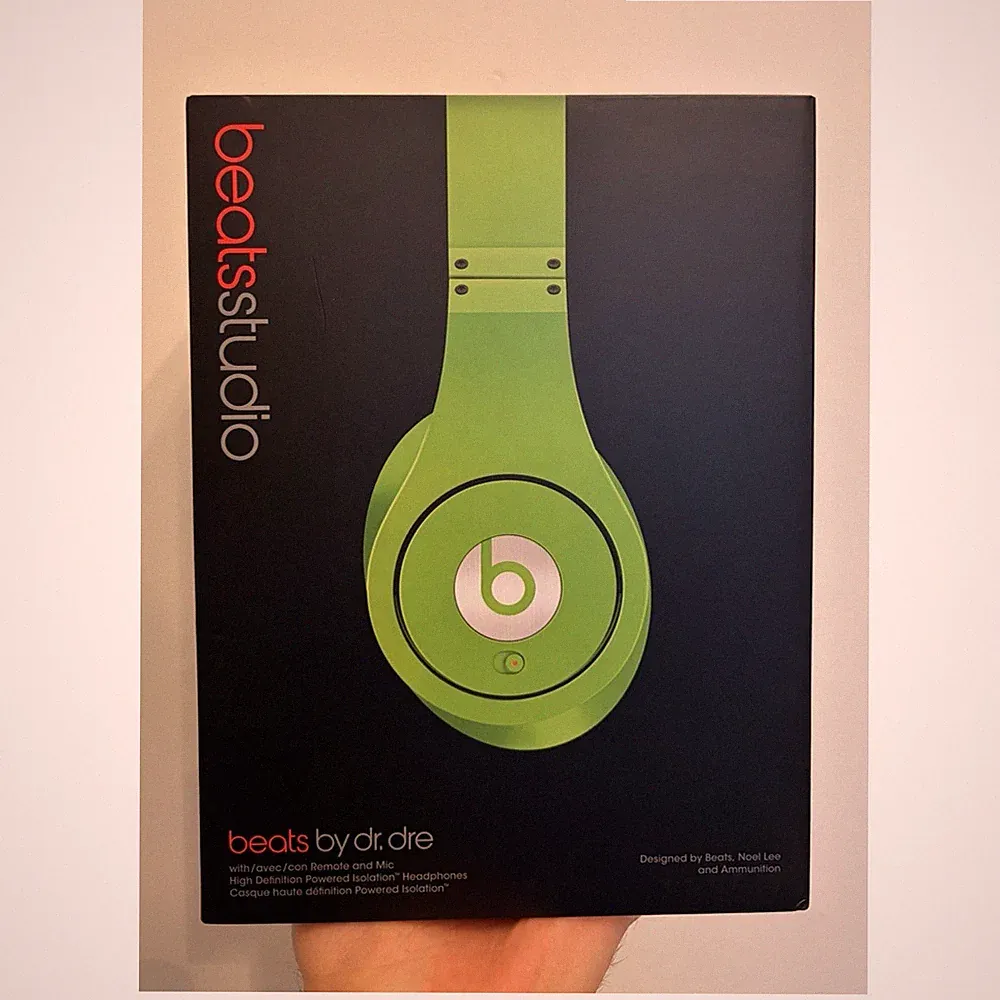 Beats by Dr. Dre Beats Studio Over-Ear Kopfhörer grün/weiß 3,5mm mit Mic