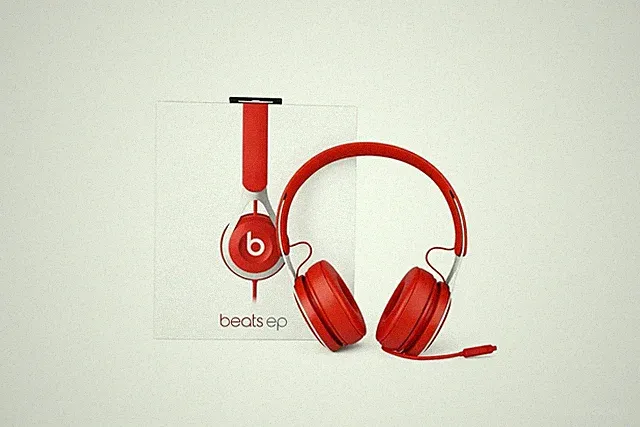 Beats by Dr. Dre EP Headset - Rot Original NEU & OVP Apple