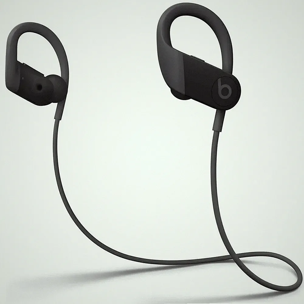 Beats By Dr. Dre Powerbeats 4 Earbud Bluetooth Earphones Schwarz Kopfhörer