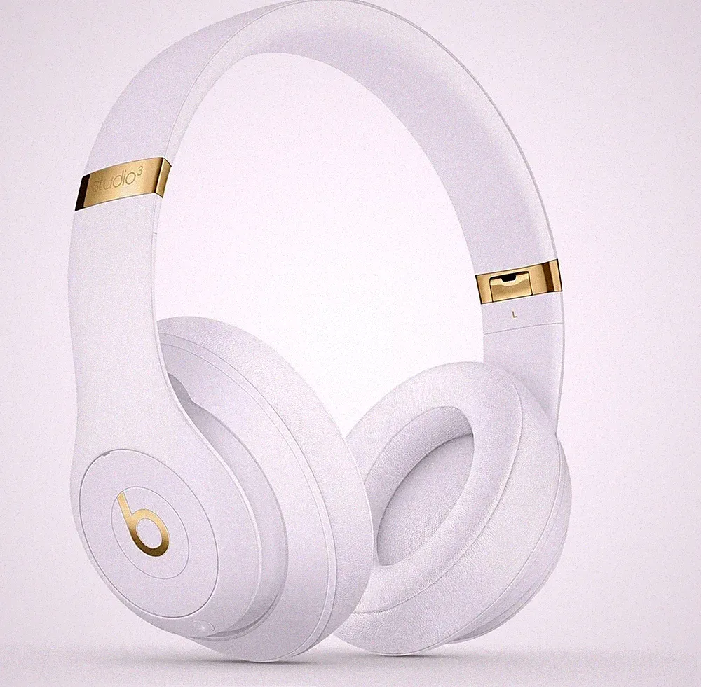 Beats by Dr. Dre Studio 3 Wireless Kopfhörer (Over-Ear) Set-Weiß(MQD02ZM/A)