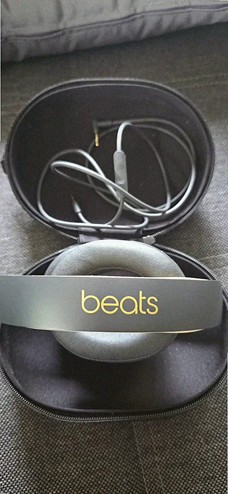 Beats by Dr. Dre Studio3 Over-Ear Bluetooth Kopfhörer Schwarz/Gold Case+Kabel