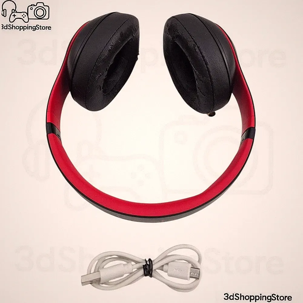 Beats by Dr. Dre Studio3 Wireless Over-Ear Kopfhörer Rot Schwarz