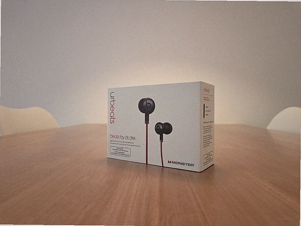 Beats by Dr. Dre (urBeats) In-Ear-Kopfhörer in Schwarz/Rot – wie NEU + OVP