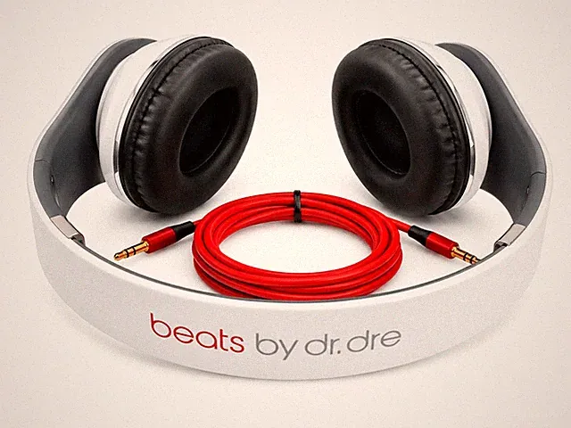 Beats By Dr. Wired Headset Dre Over-Ear Weiß