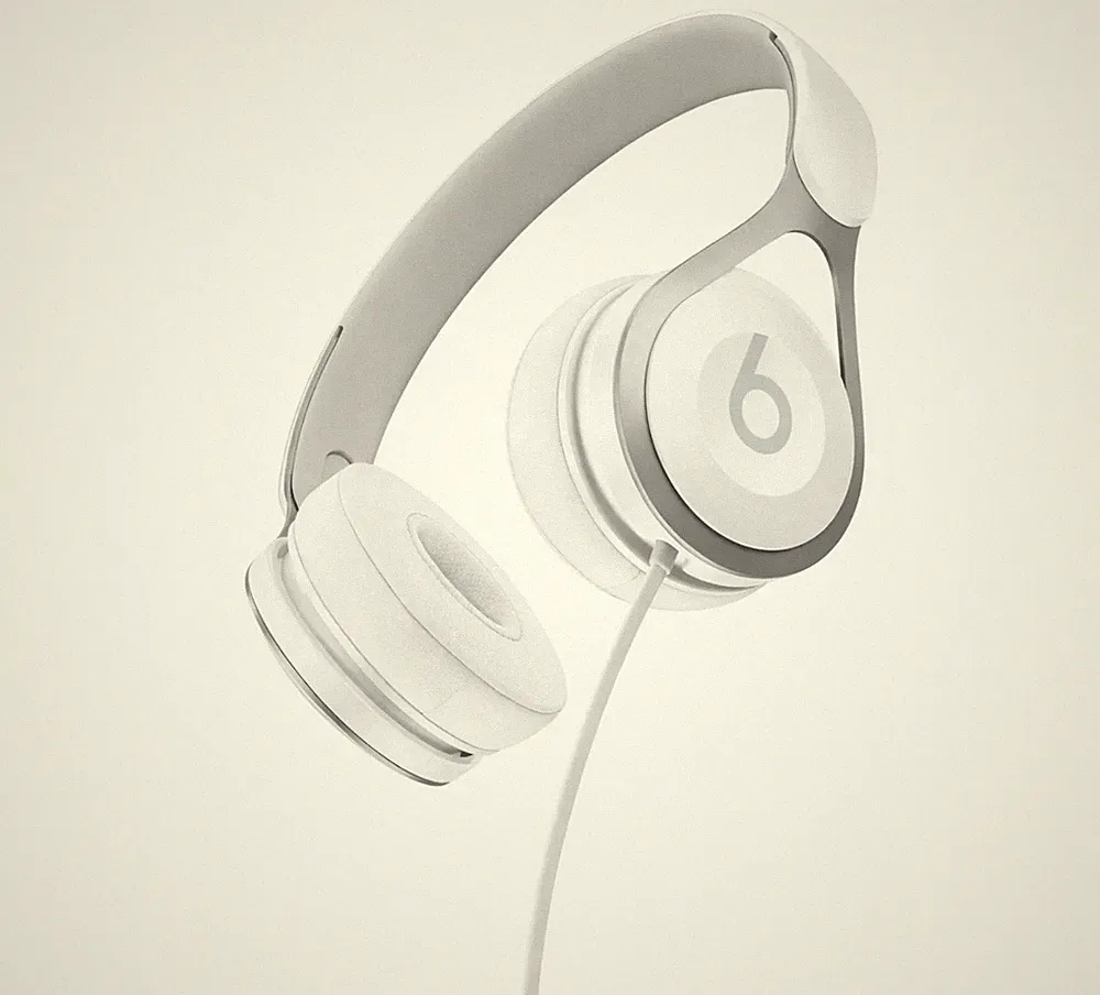Beats EP On Ear Kopfhörer 3,5 mm mit Mikofonfunktion Remoute Talk Weiß NEU