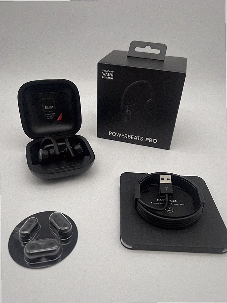 Beats Powerbeats Pro In-Ear Bluetooth Kopfhörer Schwarz – Kabellos für Sport