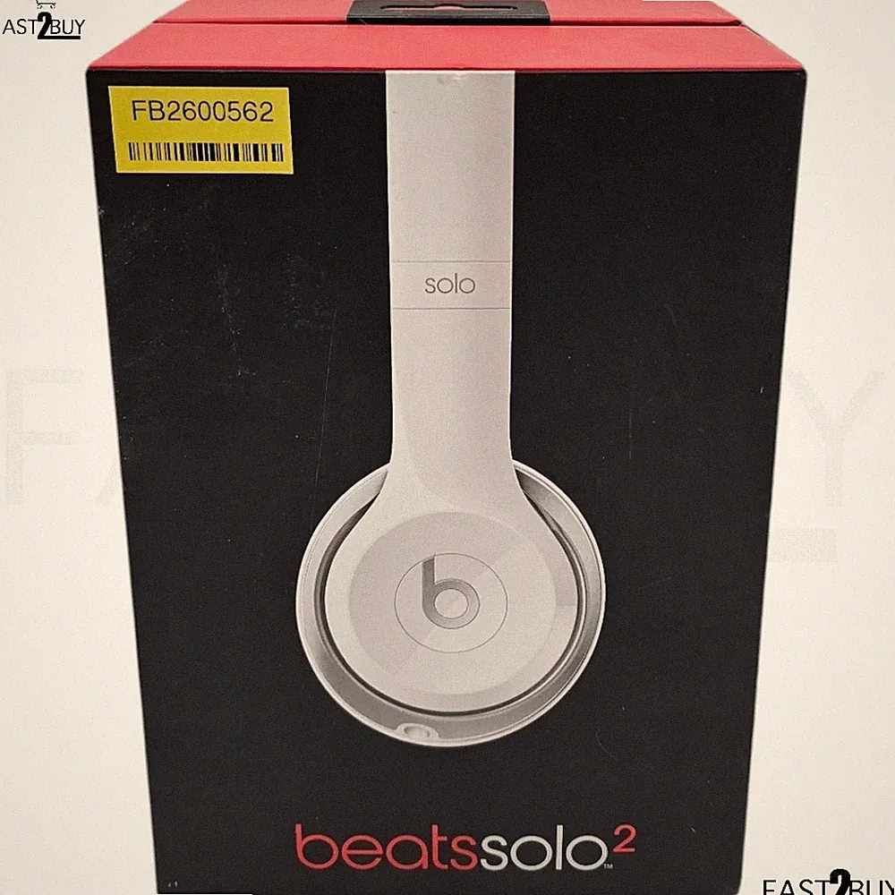Beats Solo2 On-Ear Kopfhörer Weiß Glänzend Premium Sound