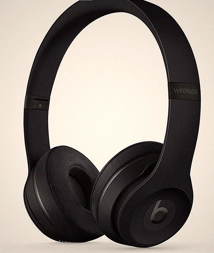 Beats Solo3 Wireless on-ear Headphones Kopfhörer schwarz mit Tasche & Kabel