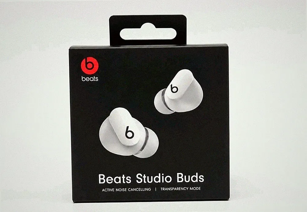 Beats Studio Buds, Transparente Kabellose In-Ear-Kopfhörer Schwarz und Weiß