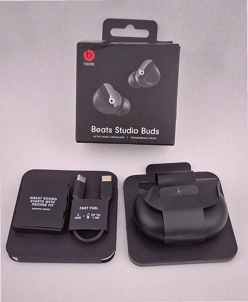 Beats Studio Buds True Wireless In-Ear Kopfhörer Schwarz ANC USB-C