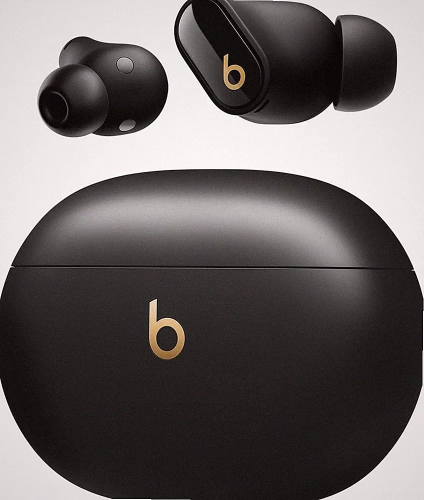 Beats Studio Buds + Wireless Noise Cancelling In-Ear Kopfhörer Schwarz Gold