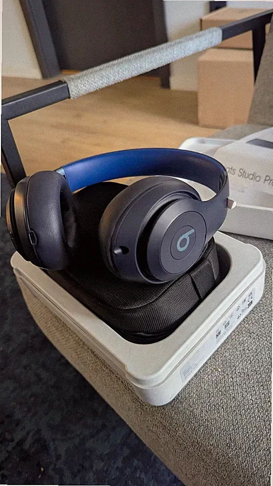 Beats Studio Pro Over-Ear Kopfhörer Blau Kopfbügel Bluetooth USB-C mit Etui