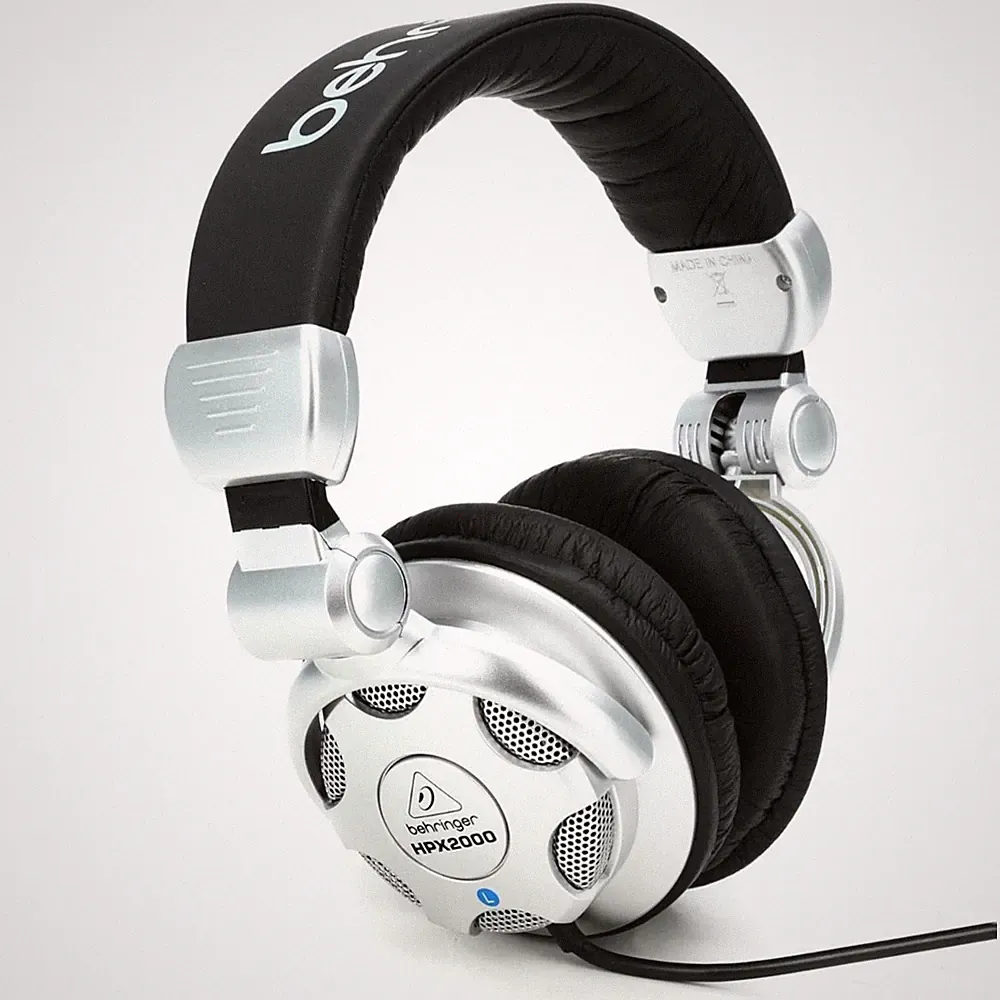 Behringer HPX2000 DJ Kopfhörer Kabelgebunden Musik Silber Schwarz