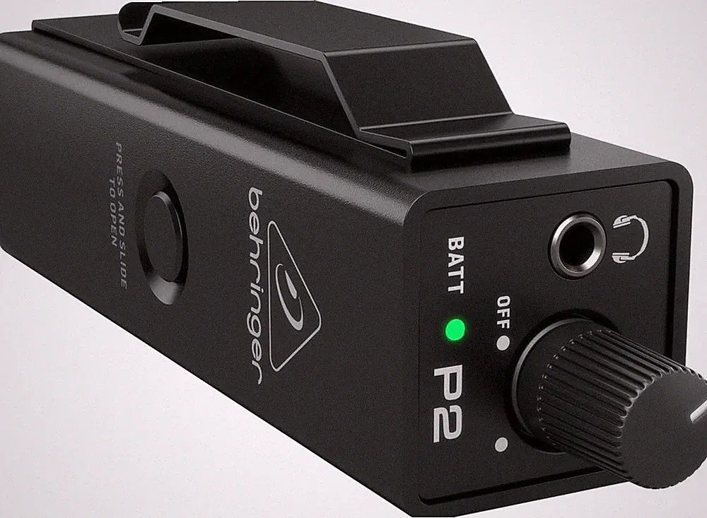 Behringer POWERPLAY P2 Ultra-Kompakter Persönlicher In-Ear Monitor Verstärker Fü