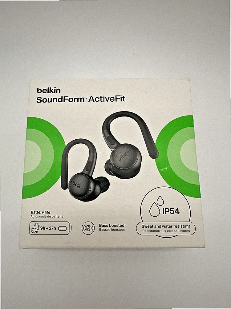 Belkin Activefit Sports In-Ear Kopfhörer Schwarz – B-Ware Neuwertig
