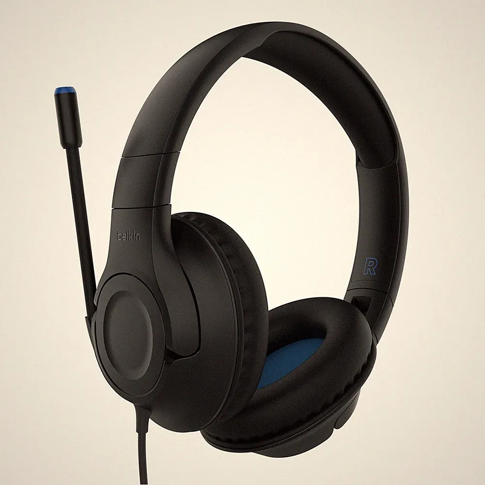 Belkin Gaming Inspire Kabel On-Ear-Kopfhörer für Kinder, blk "wie neu"