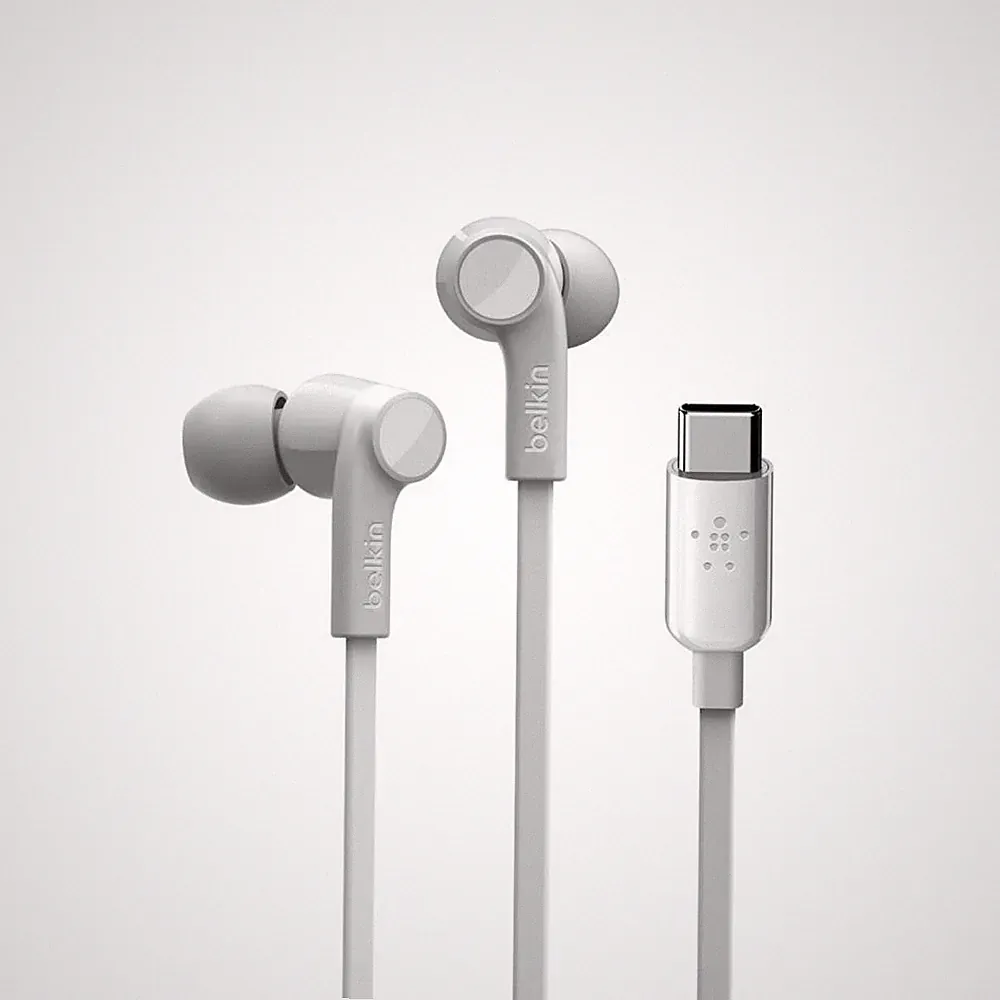 BELKIN Rockstar In-Ear Headphones USB-C weiß In-Ear Kopfhörer #29514128