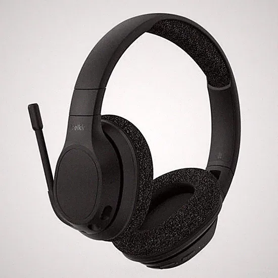 Belkin SoundForm Adapt kabelloser Over-Ear Kopfhörer, schwarz