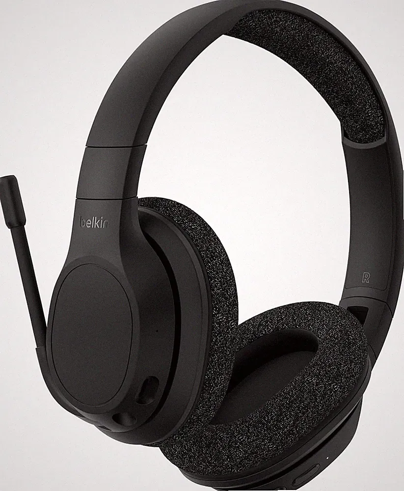 Belkin SoundForm Adapt Over-Ear Bluetooth 5.2 Headset ENC Multipoint Schwarz