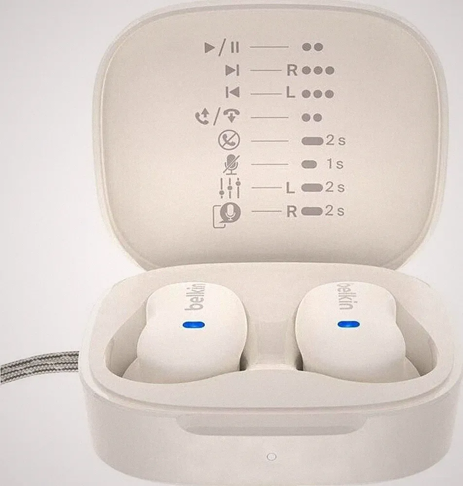 Belkin SoundForm Anywhere In Ear Kopfhörer Kabellos Bluetooth 6.0 IPX4