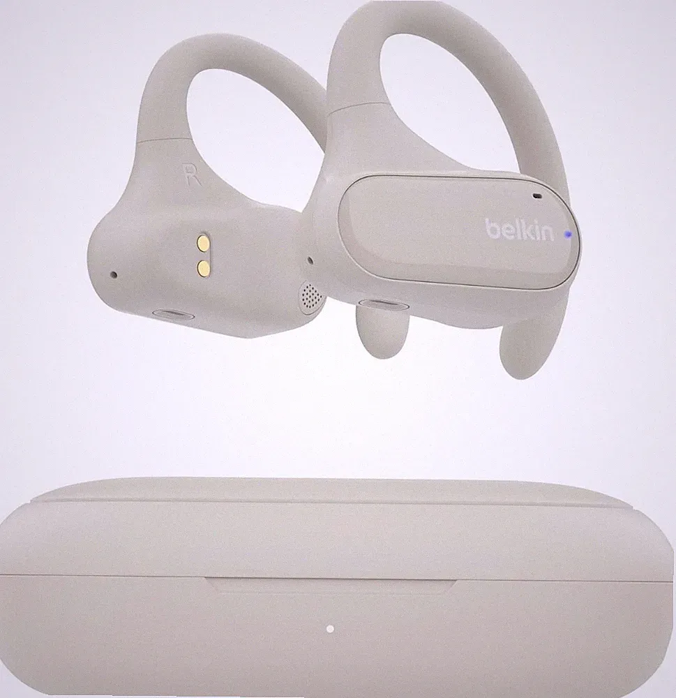 Belkin SoundForm Ear-Kopfhörer Sport,Bluetooth, IPX5-Sandfarbe 6653