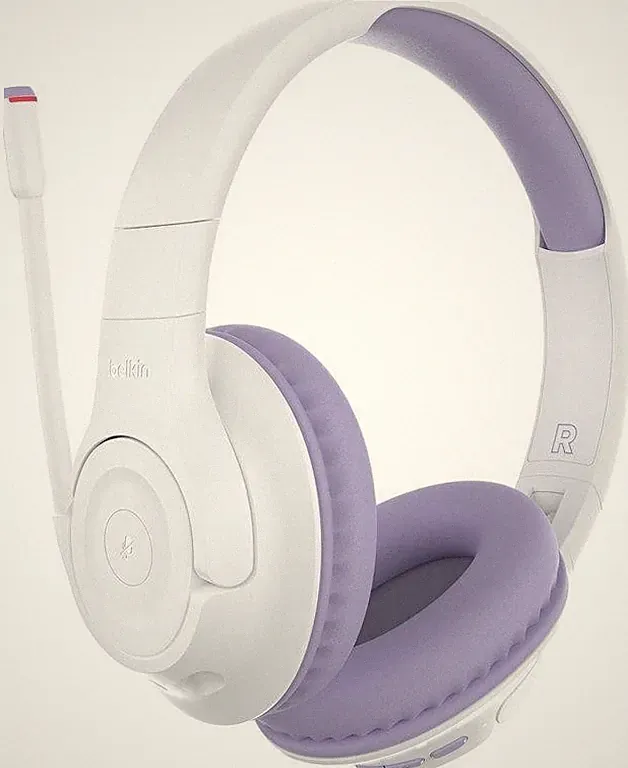 Belkin SOUNDFORM INSPIRE BT Kinder-Kopfhörer Weiß – Sicher & bequem