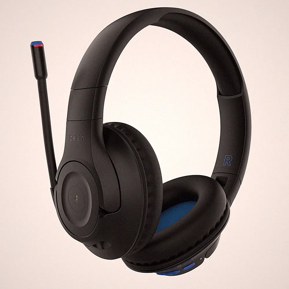Belkin SoundForm Inspire kabelloser Over-Ear-Kopfhörer für Kinder, On-Ear-Kopfhö