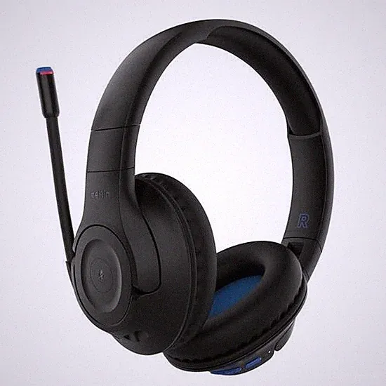 Belkin SoundForm Inspire kabelloser Over-Ear-Kopfhörer für Kinder, schwarz