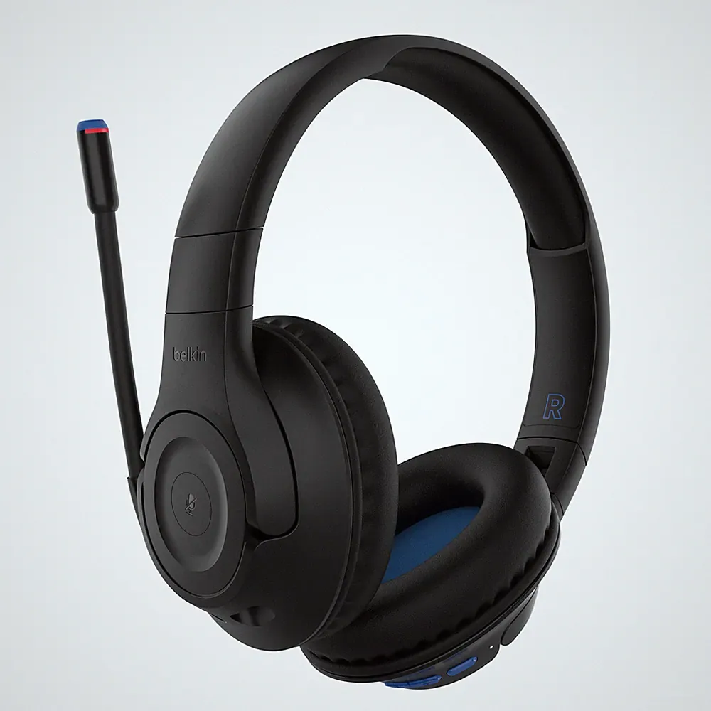Belkin SoundForm Inspire kabelloser Over-Ear-Kopfhörer für Kinder Schwarz NEU