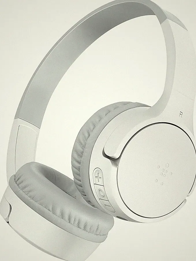 Belkin SOUNDFORM Mini BT On-Ear Kopfhörer für Kinder, weiss "wie neu"