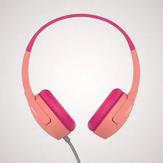 Belkin SoundForm Mini Kabelgebundener On-Ear-Kopfhörer für Kinder, pink