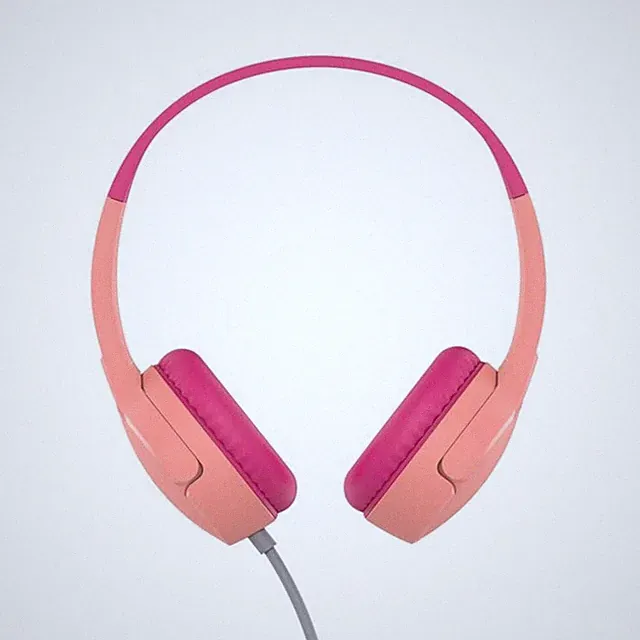 Belkin SoundForm Mini Kabelgebundener On-Ear-Kopfhörer für Kinder, pink