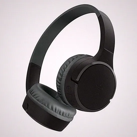 Belkin SoundForm Mini kabelloser On-Ear-Kopfhörer für Kinder, schwarz